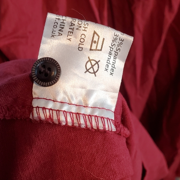 Modcloth x Collectif Burgundy Cherished Era Shirt Dress / Collectif Caterina - Picture 9 of 11